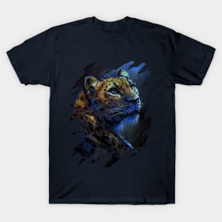 Leopard Painting T-Shirt